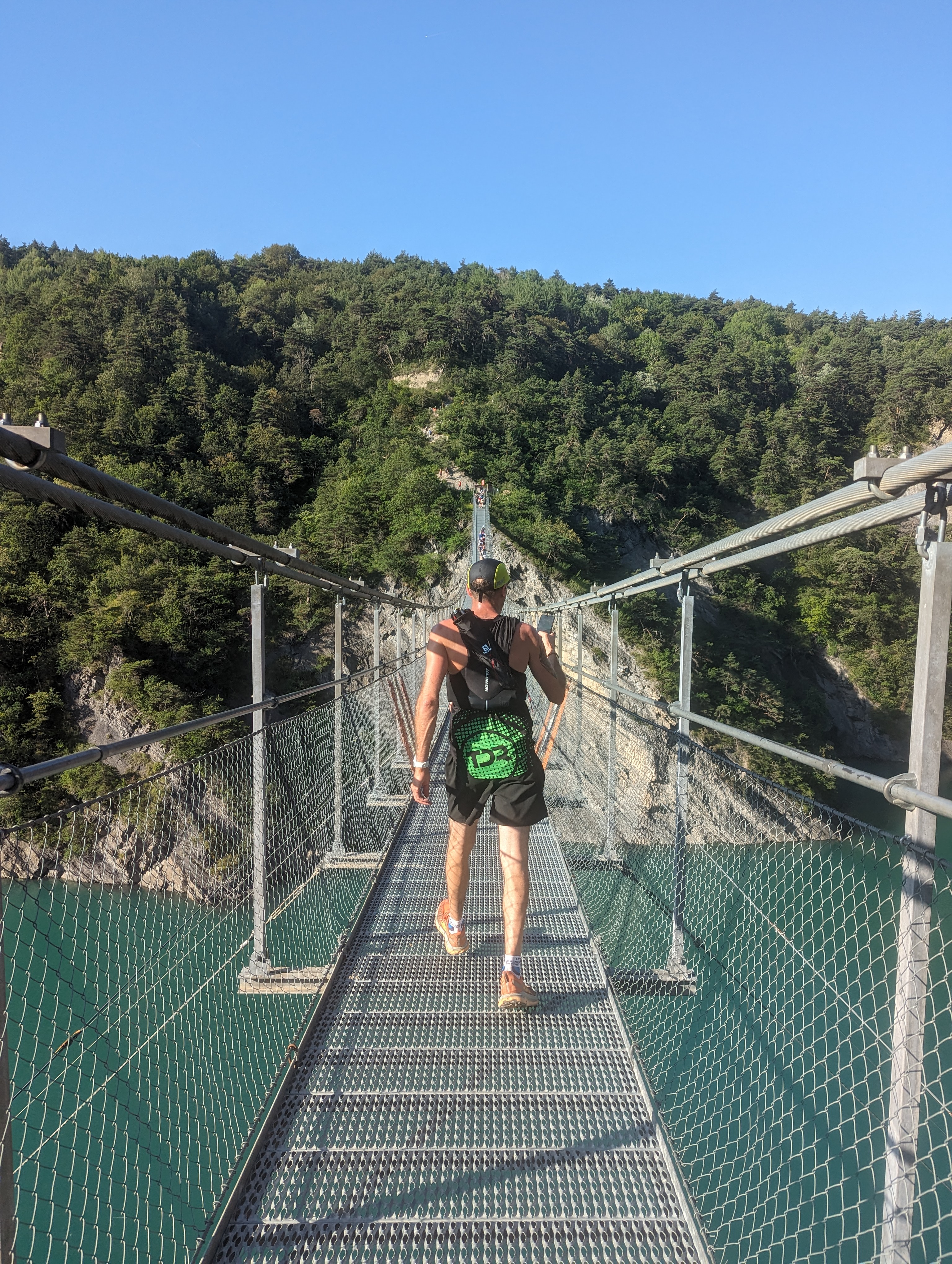 défi passerelle de Monteynard